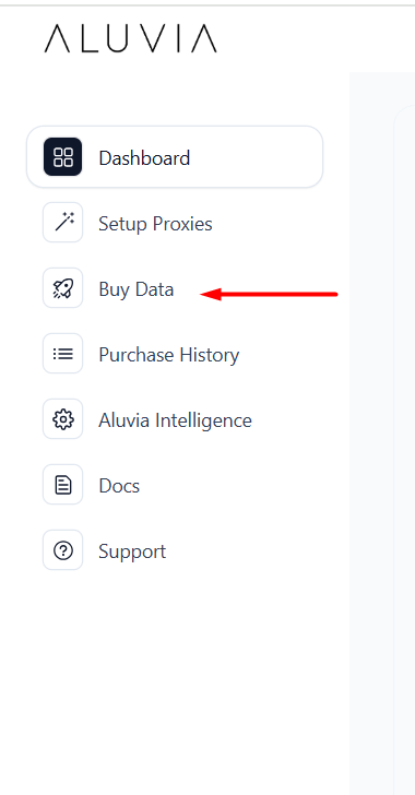 Go to the "Buy Data" section